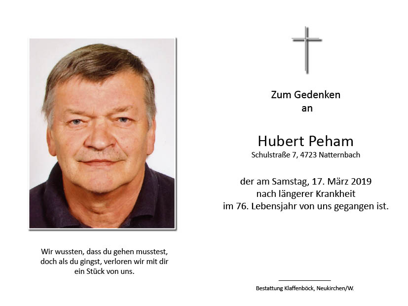 Hubert  Peham