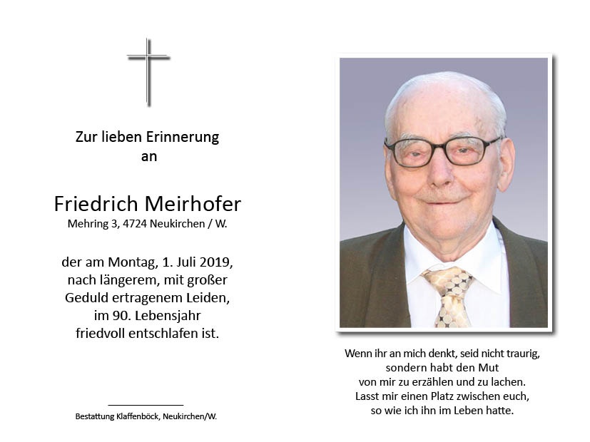Friedrich  Meirhofer