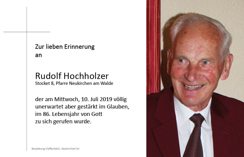 Rudolf  Hochholzer