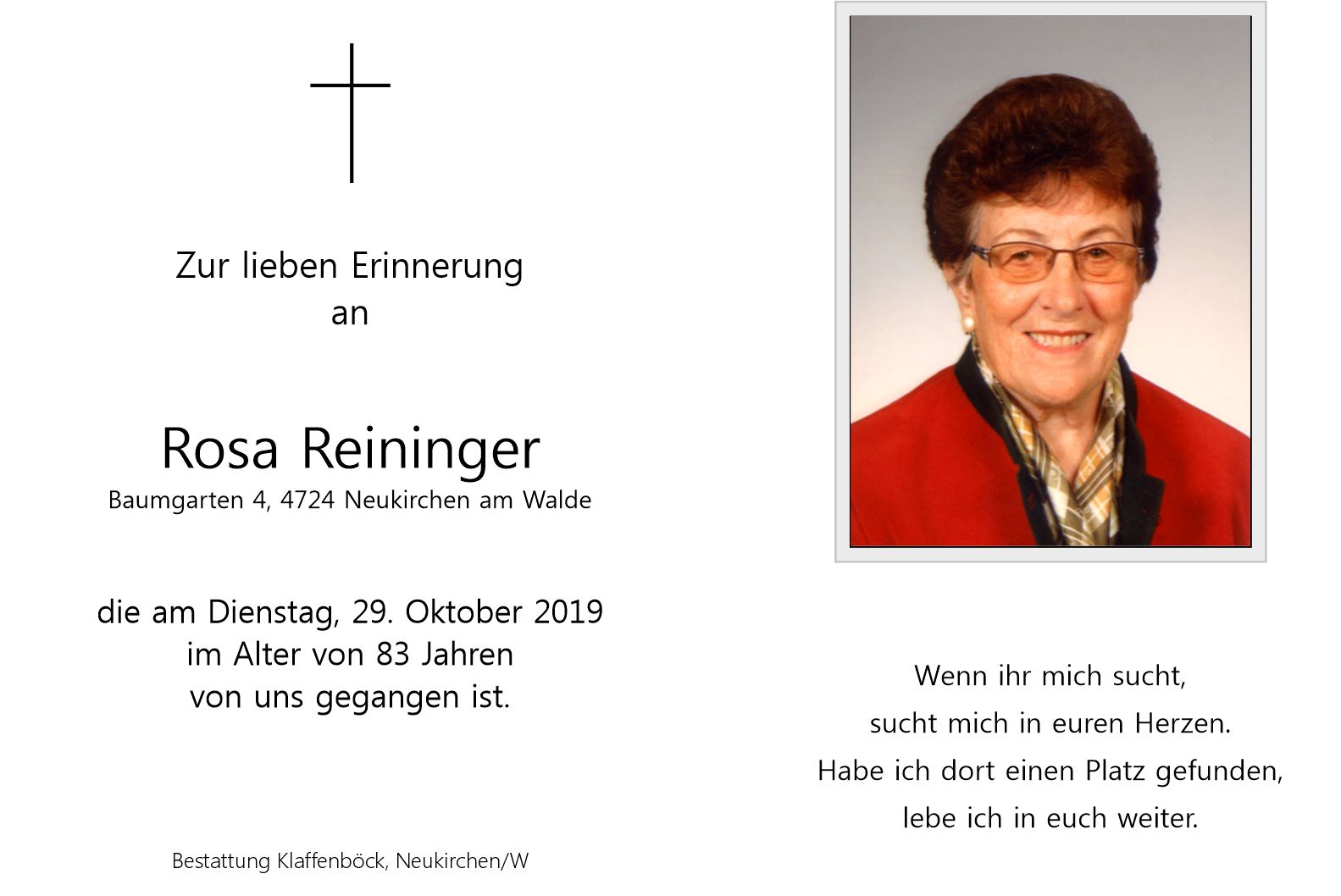 Rosa  Reininger