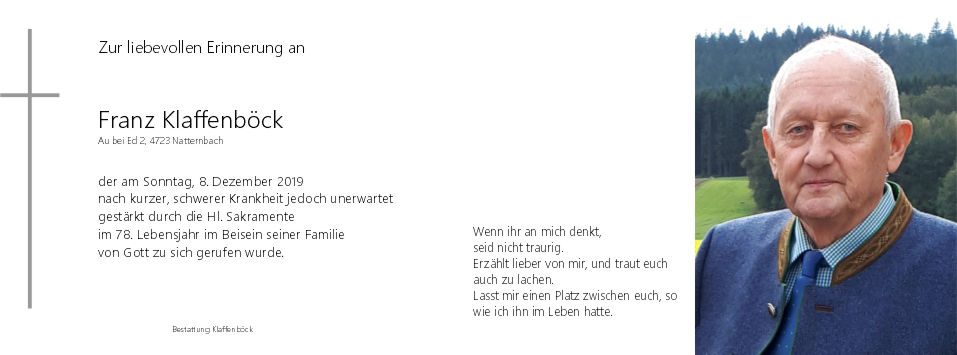 Franz  Klaffenböck