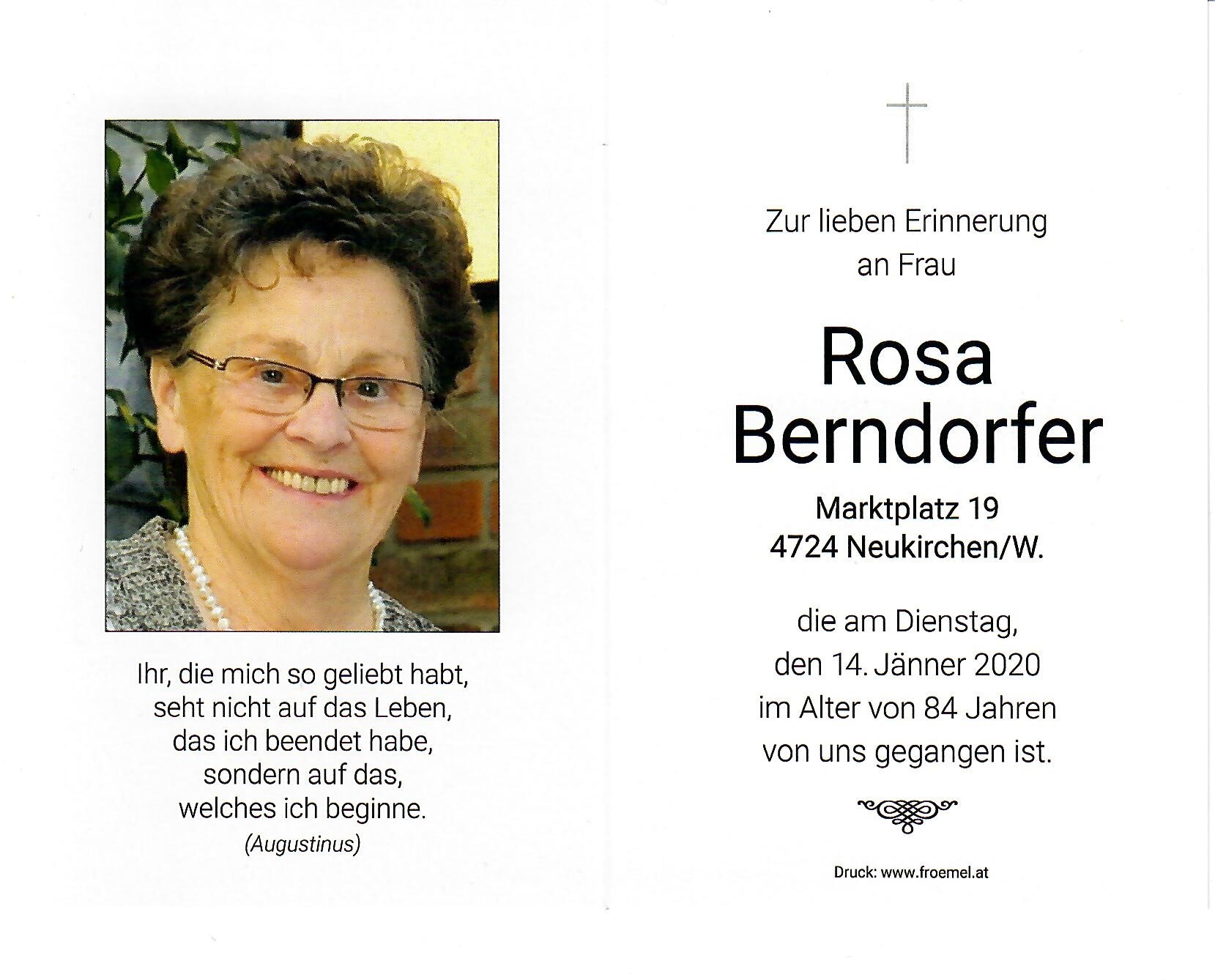 Rosa  Berndorfer