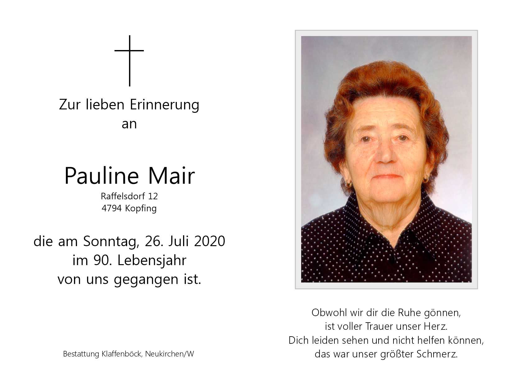 Pauline  Mair