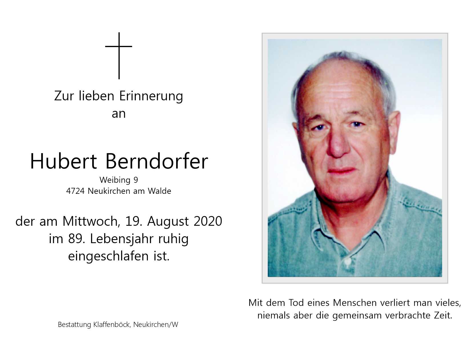 Hubert  Berndorfer
