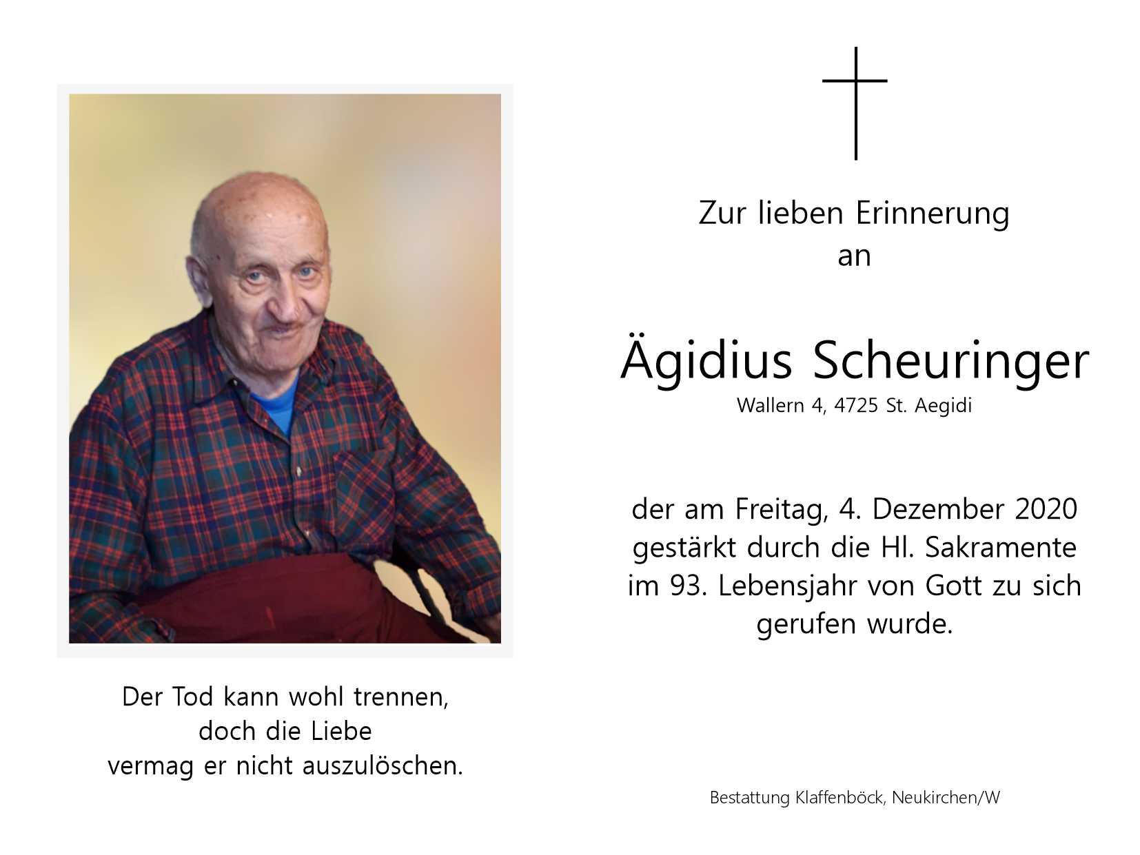 Ägidius  Scheuringer