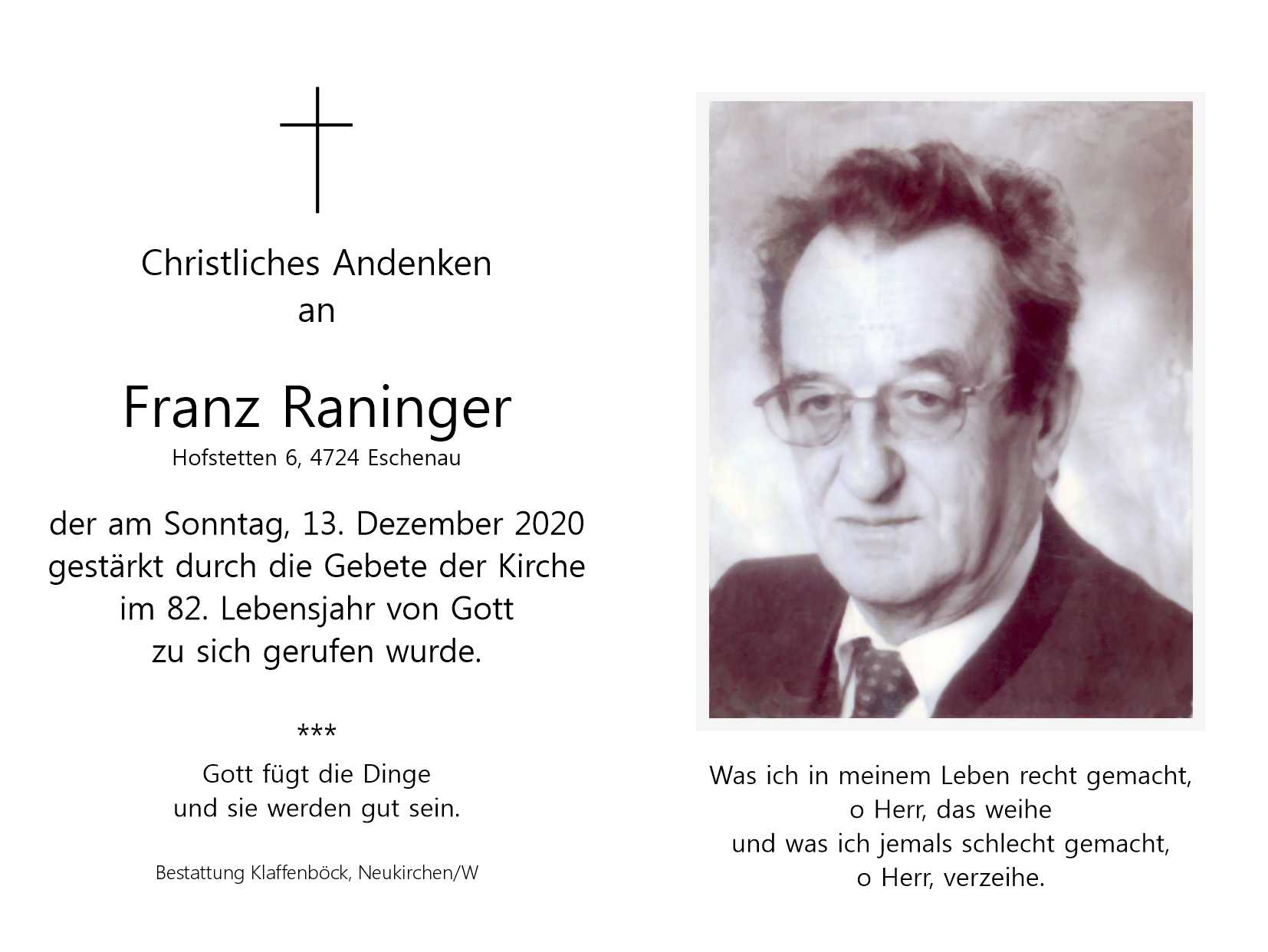 Franz  Raninger