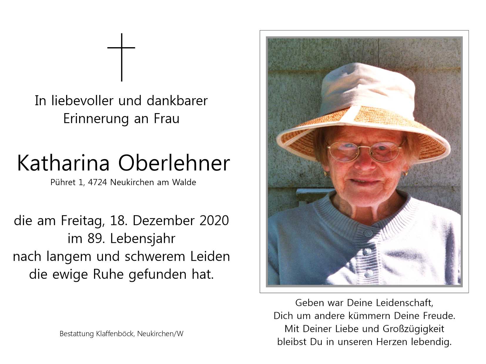 Katharina  Oberlehner