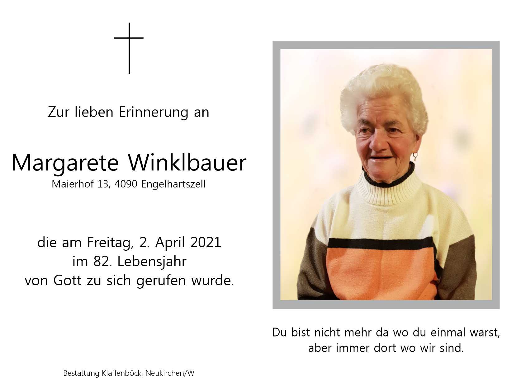 Margarete  Winklbauer