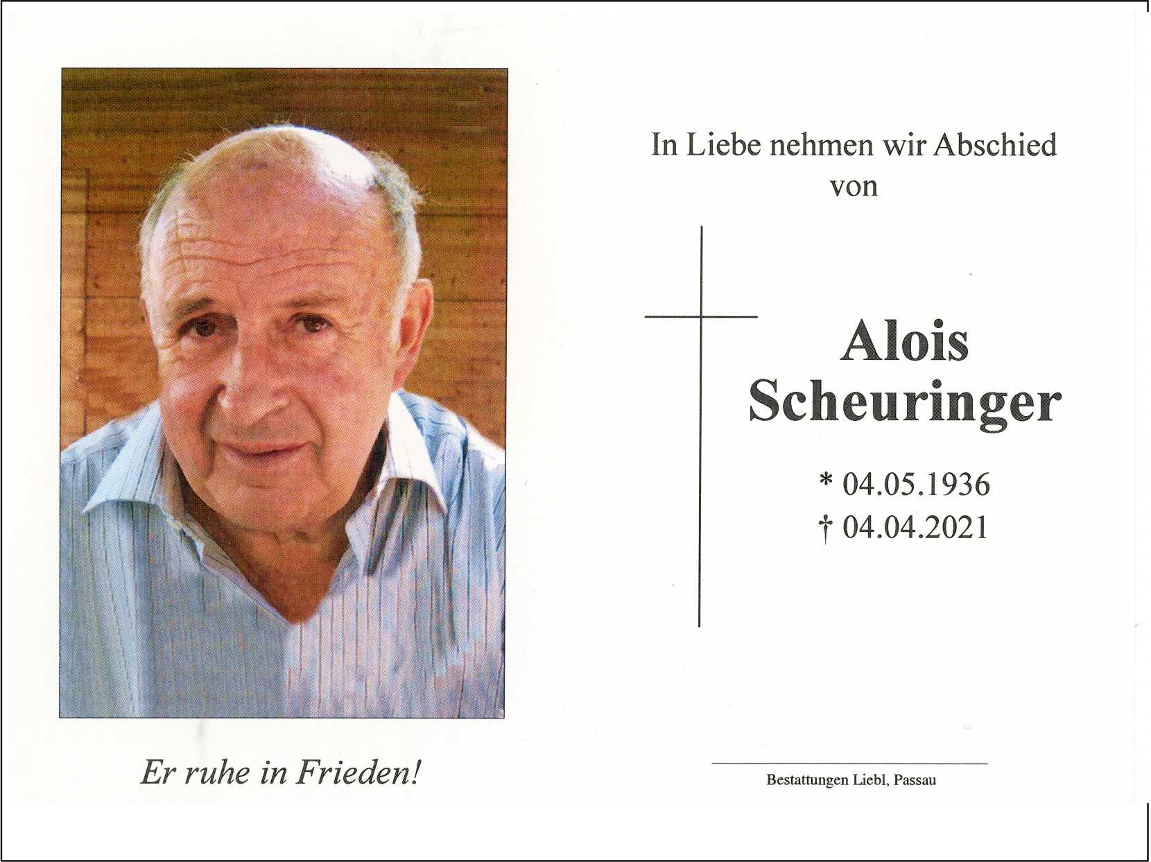 Alois  Scheuringer