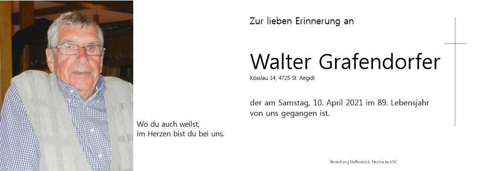 Walter  Grafendorfer
