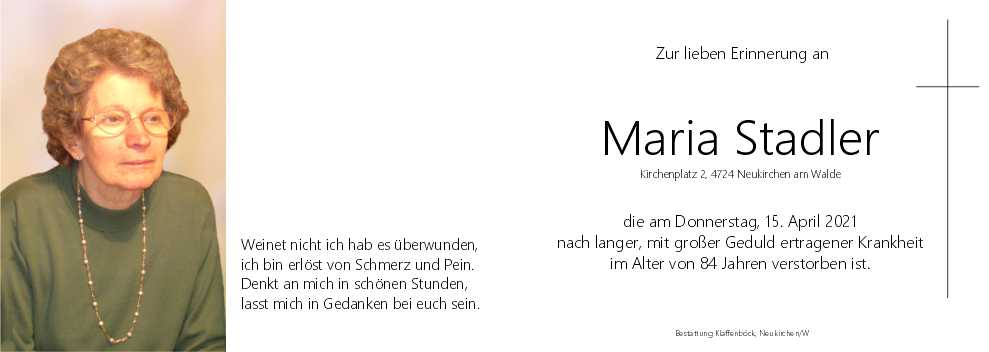 Maria  Stadler