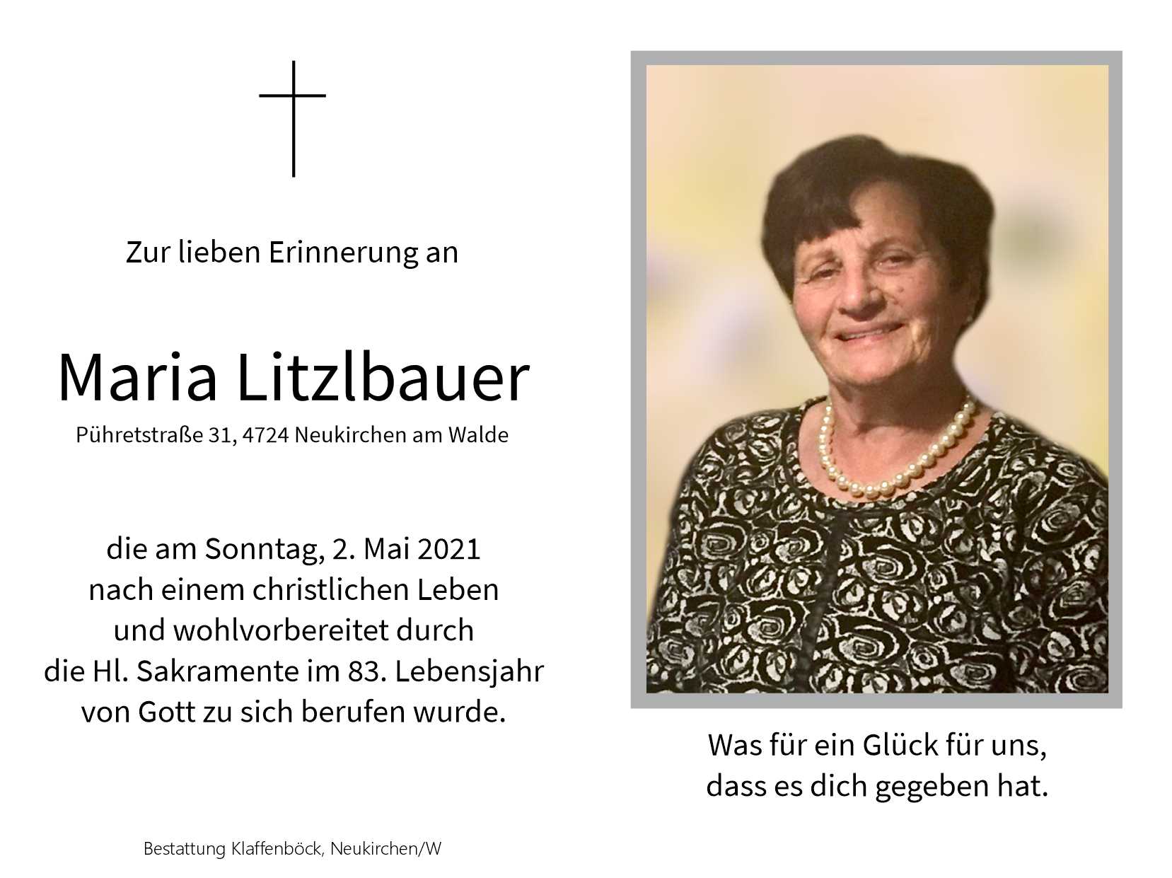 Maria  Litzlbauer