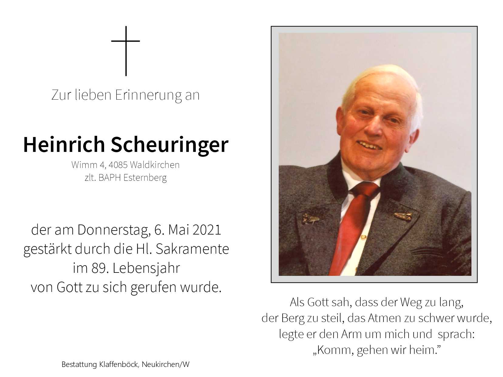 Heinrich  Scheuringer sen.