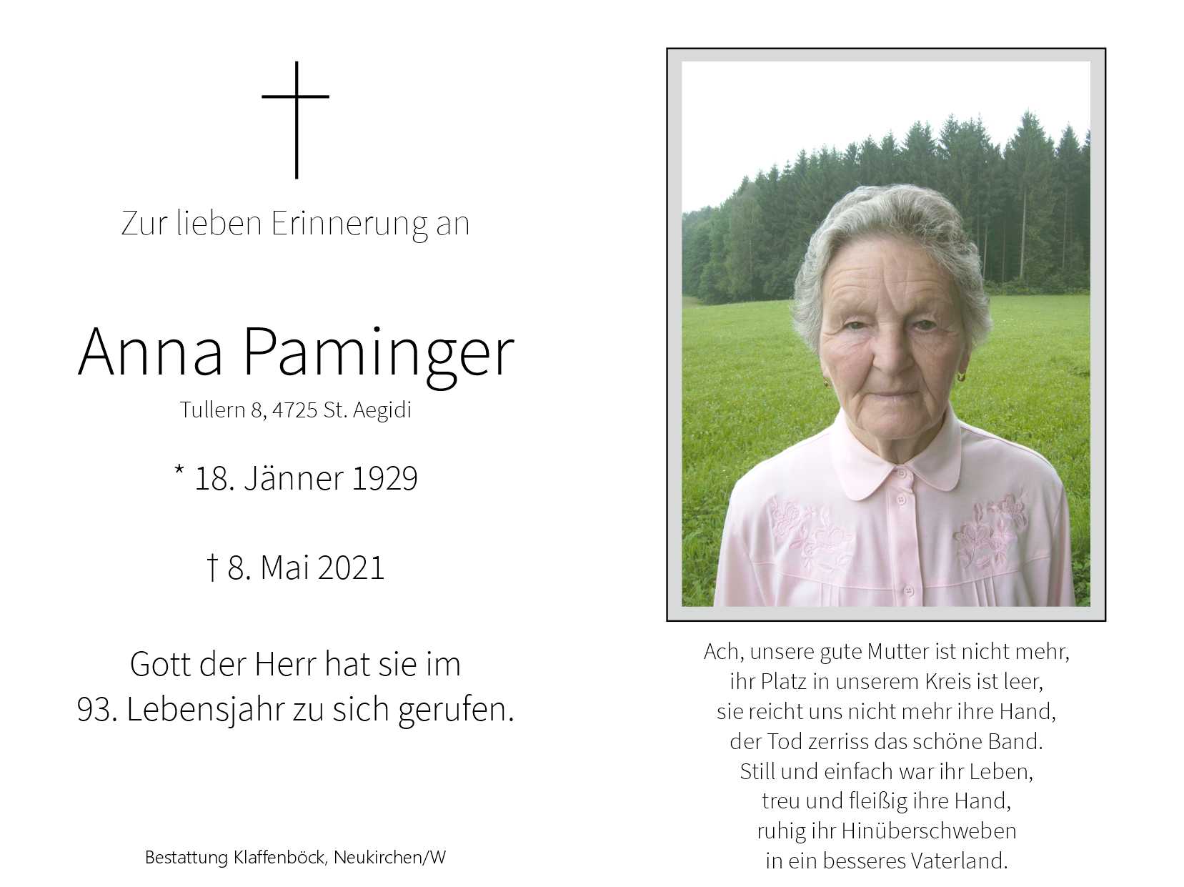 Anna  Paminger
