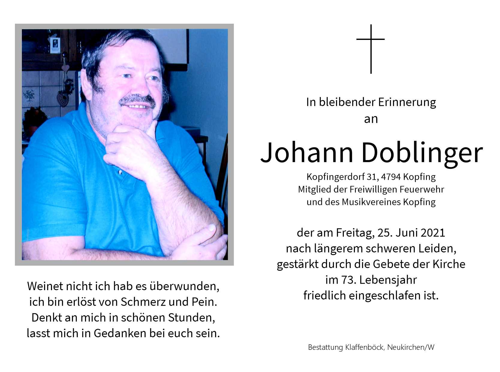 Johann  Doblinger