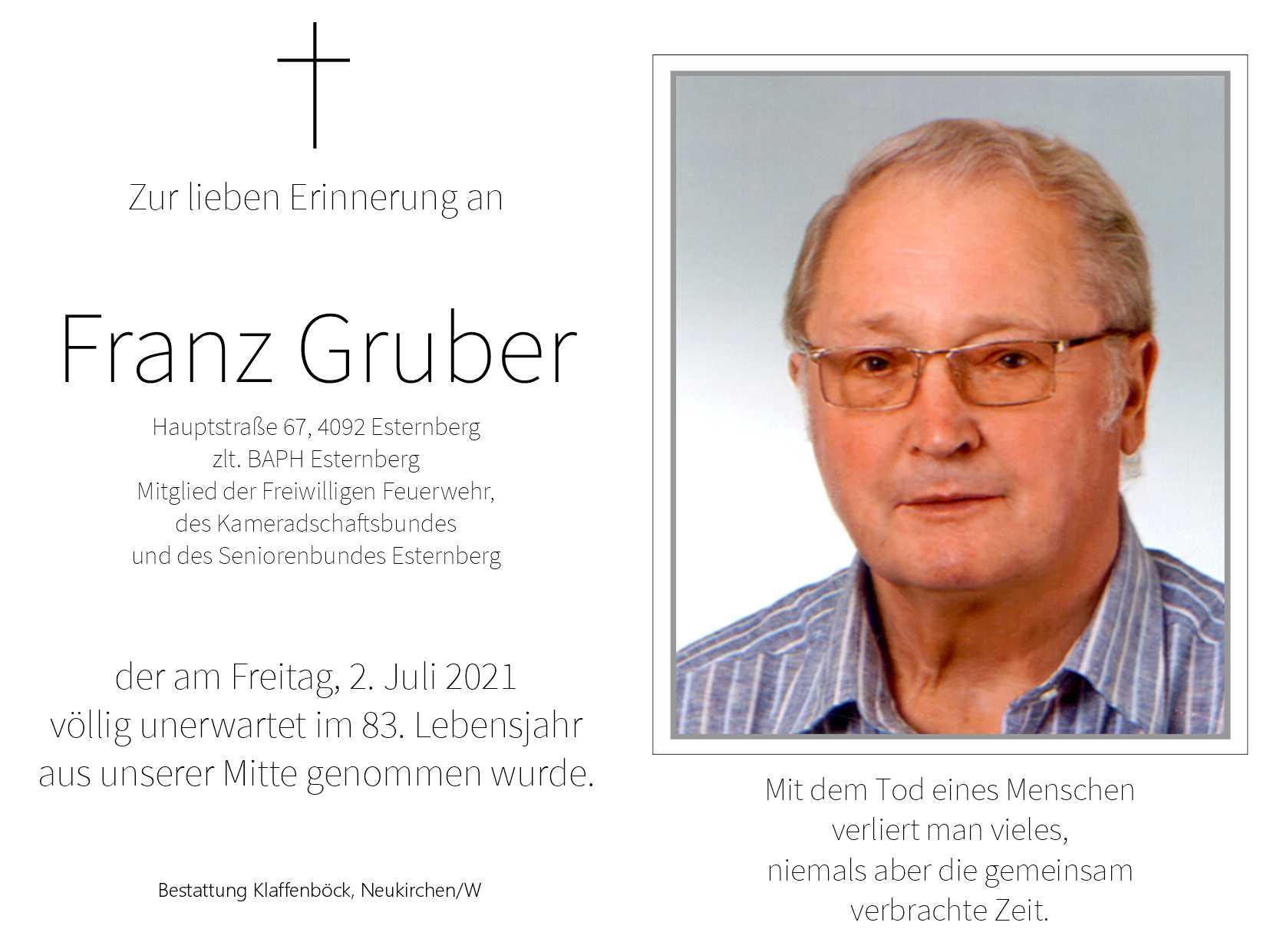 Franz  Gruber