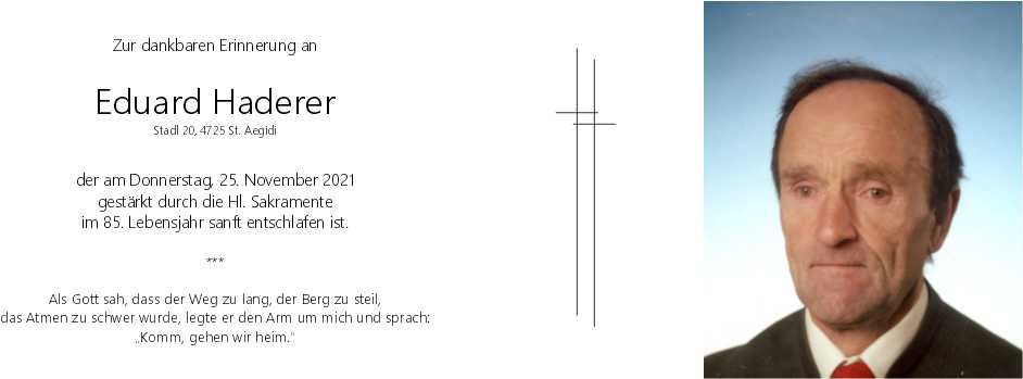 Eduard  Haderer
