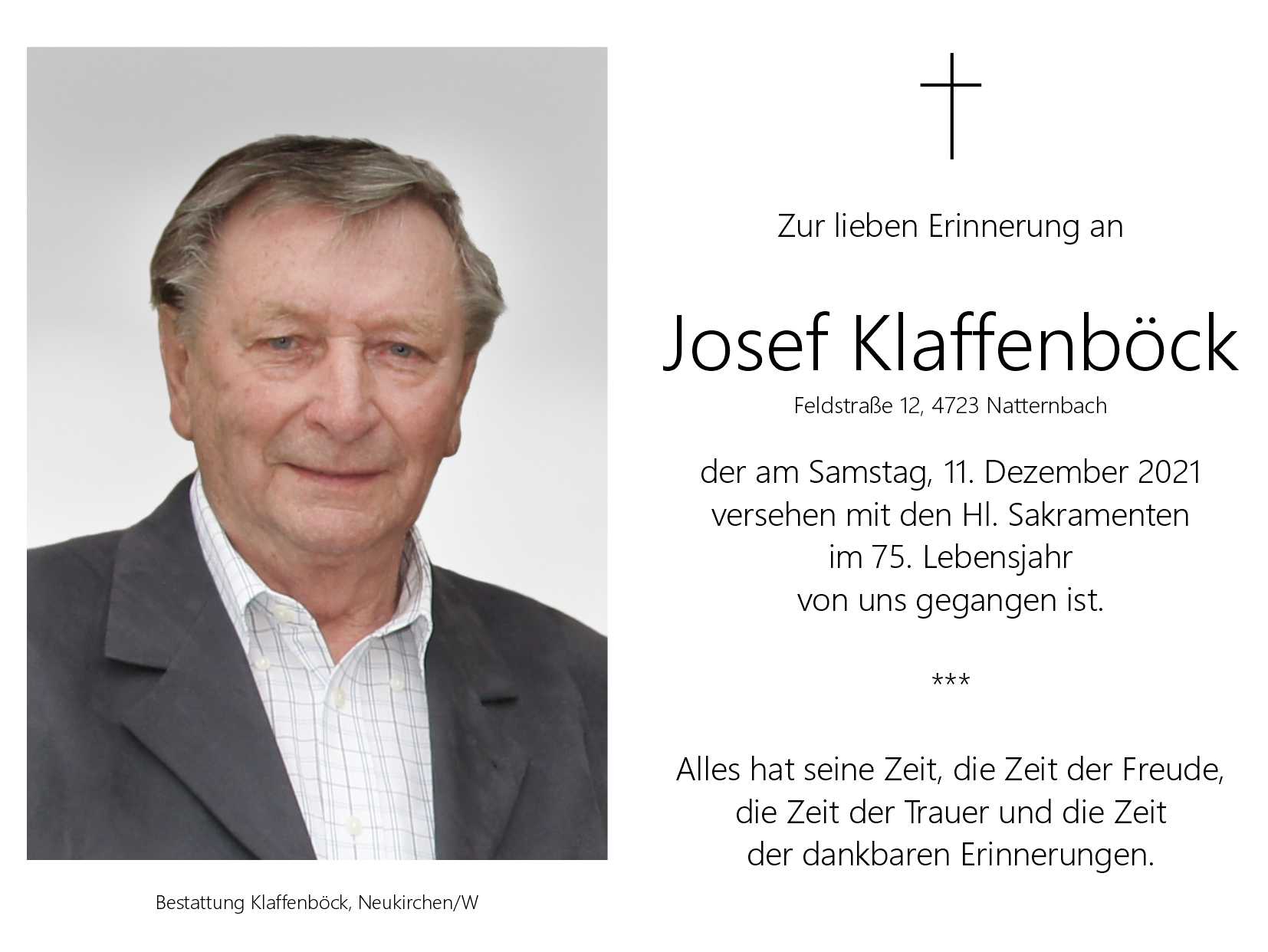 Josef  Klaffenböck