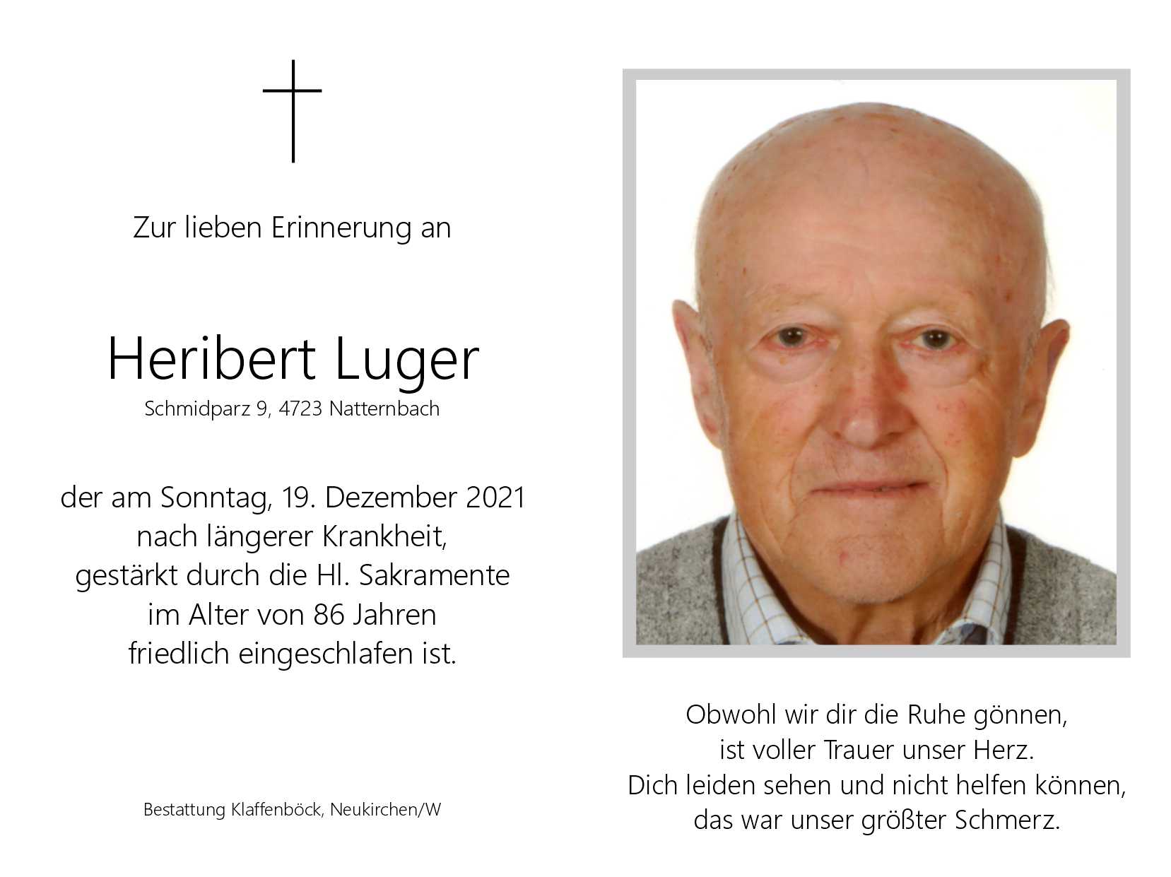 Heribert  Luger