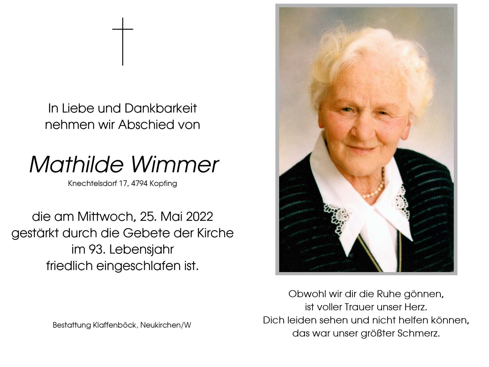 Mathilde  Wimmer