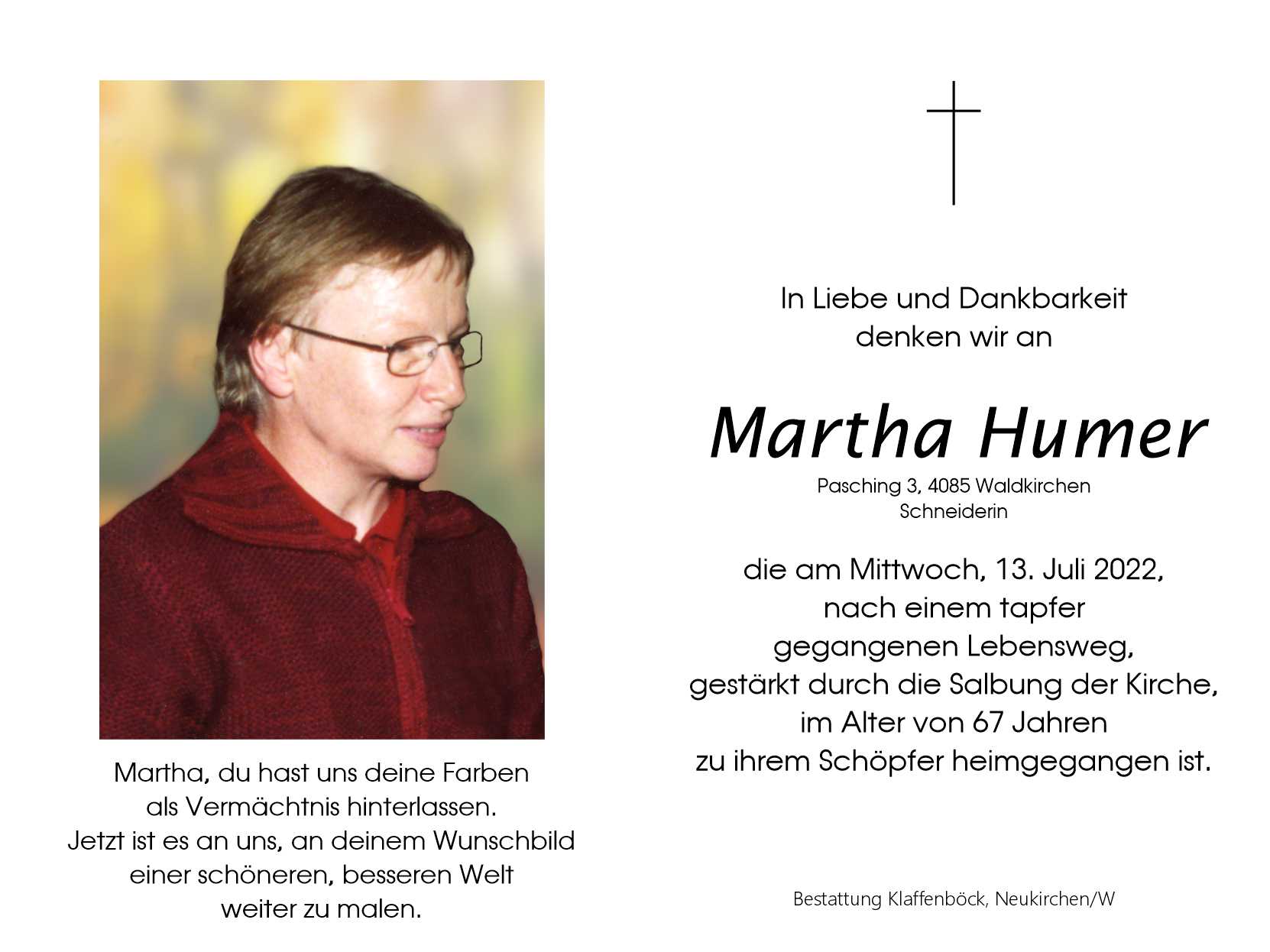 Martha  Humer