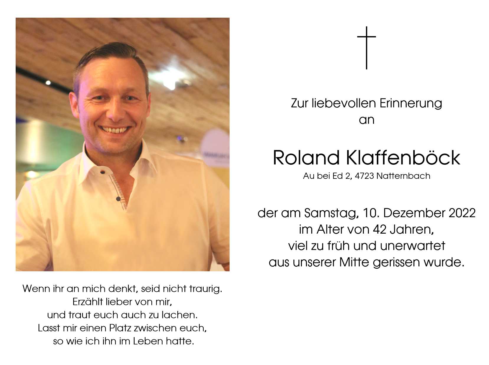 Roland  Klaffenböck