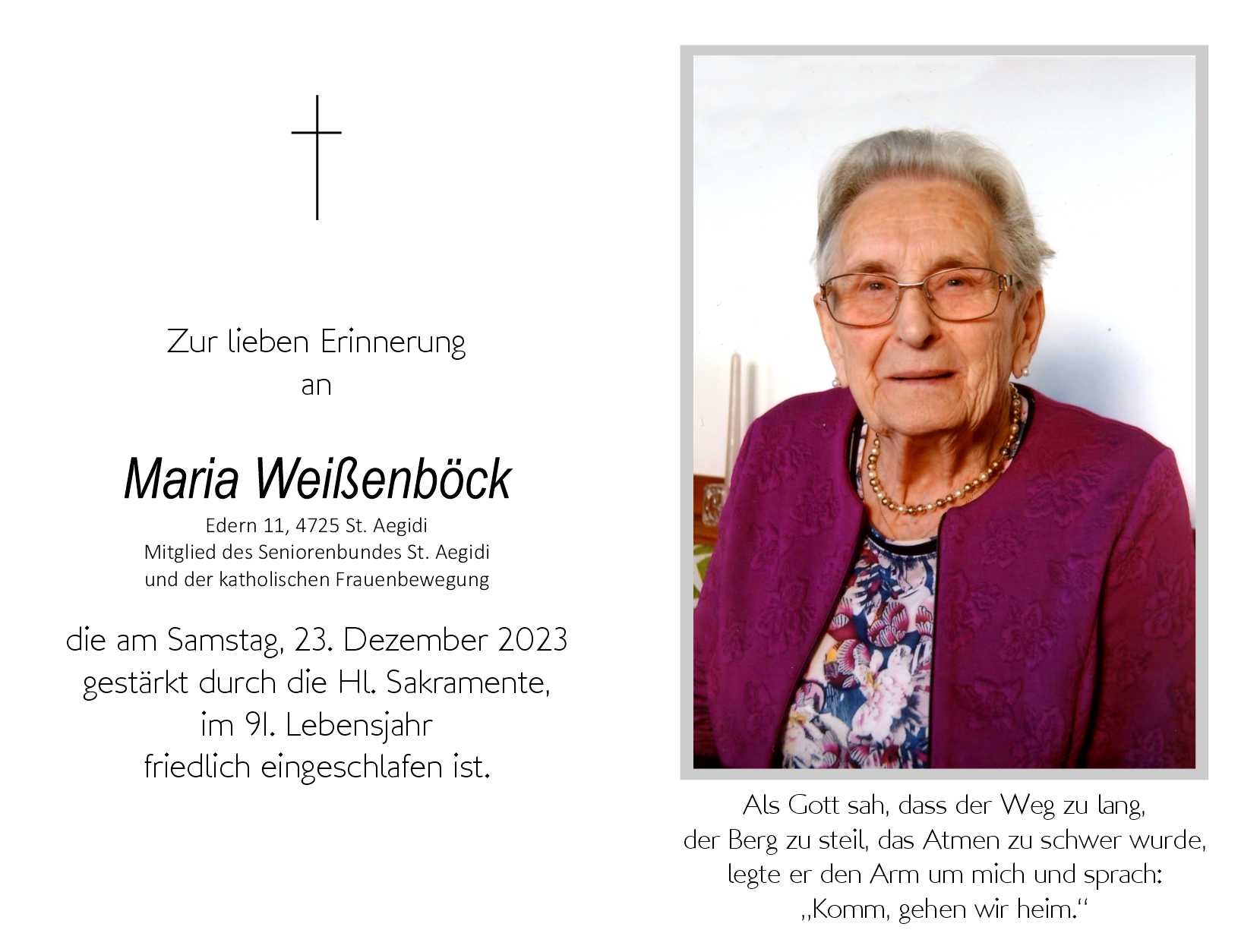 Maria  Weißenböck sen.
