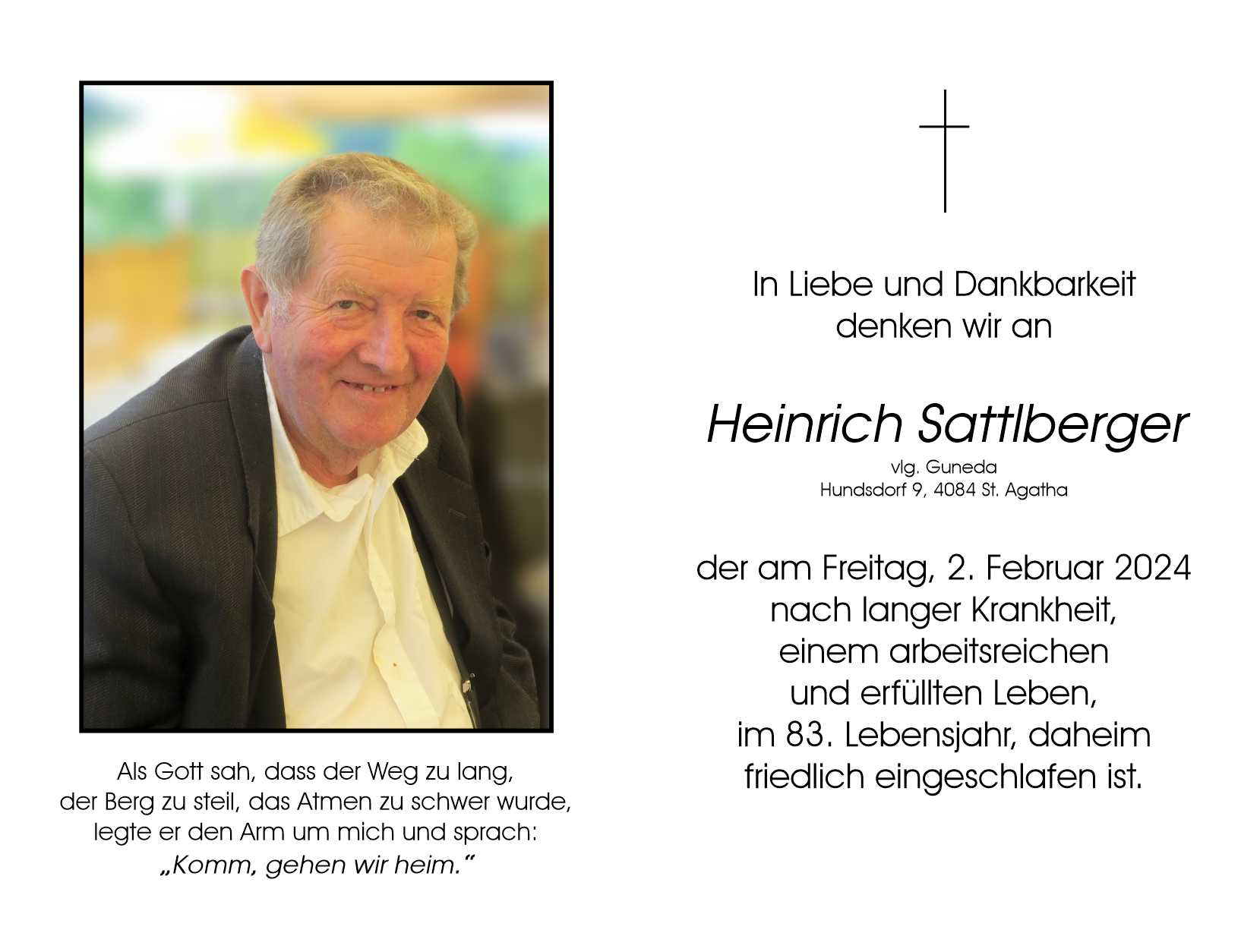 Heinrich  Sattlberger