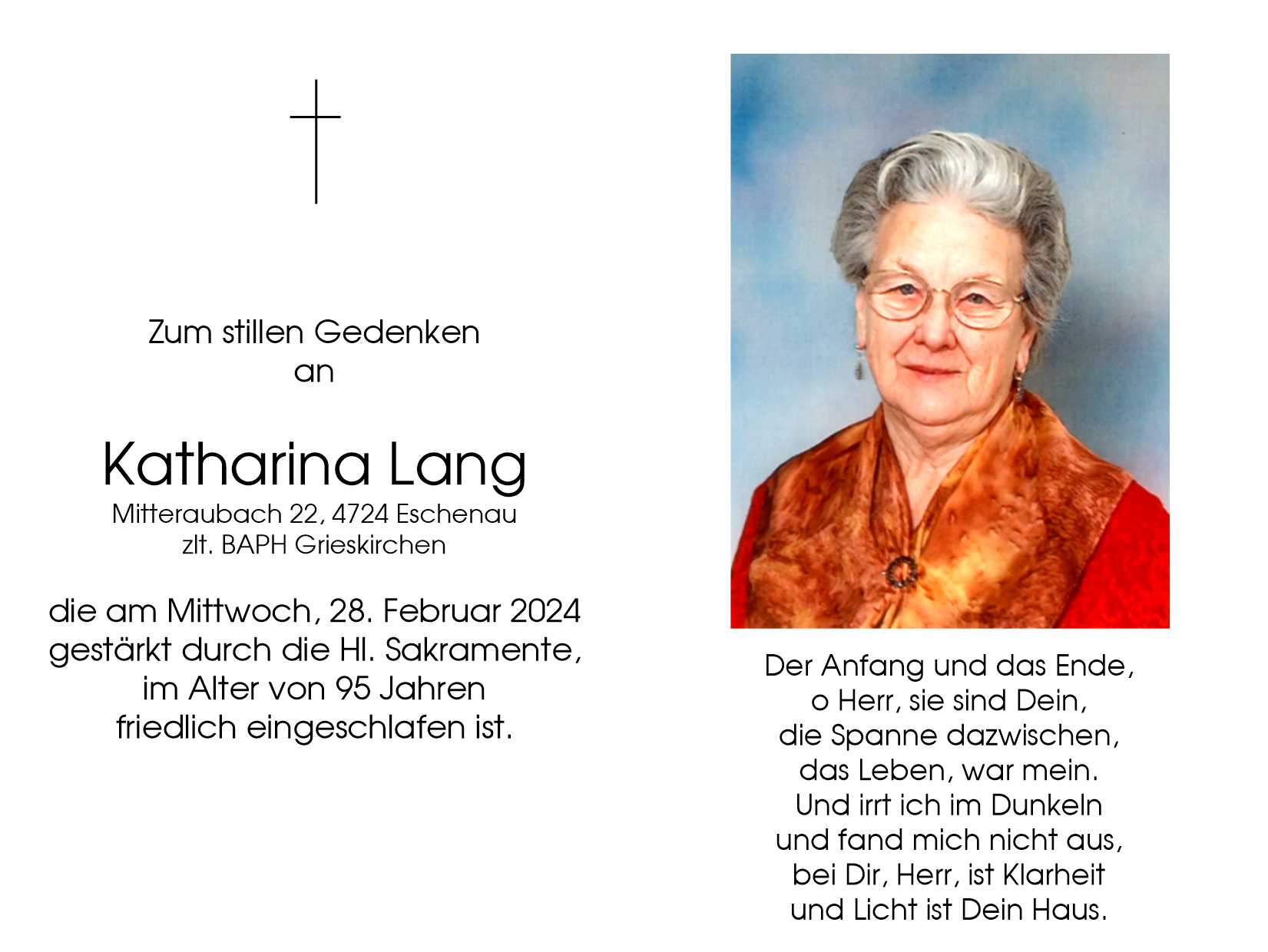 Katharina  Lang