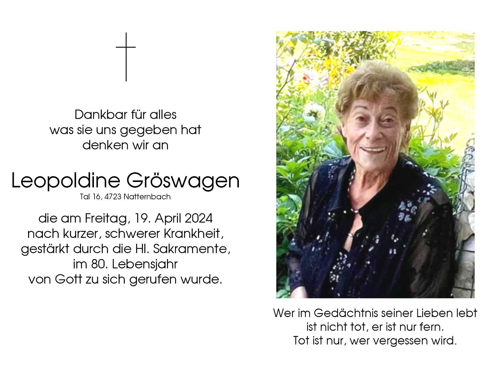 Leopoldine  Gröswagen