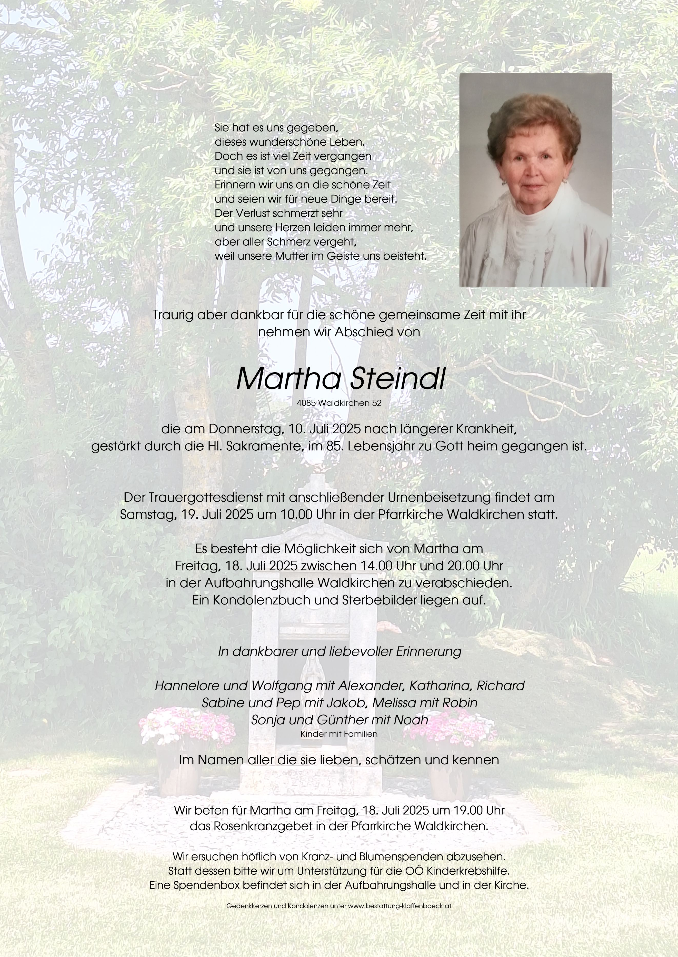 Martha  Steindl