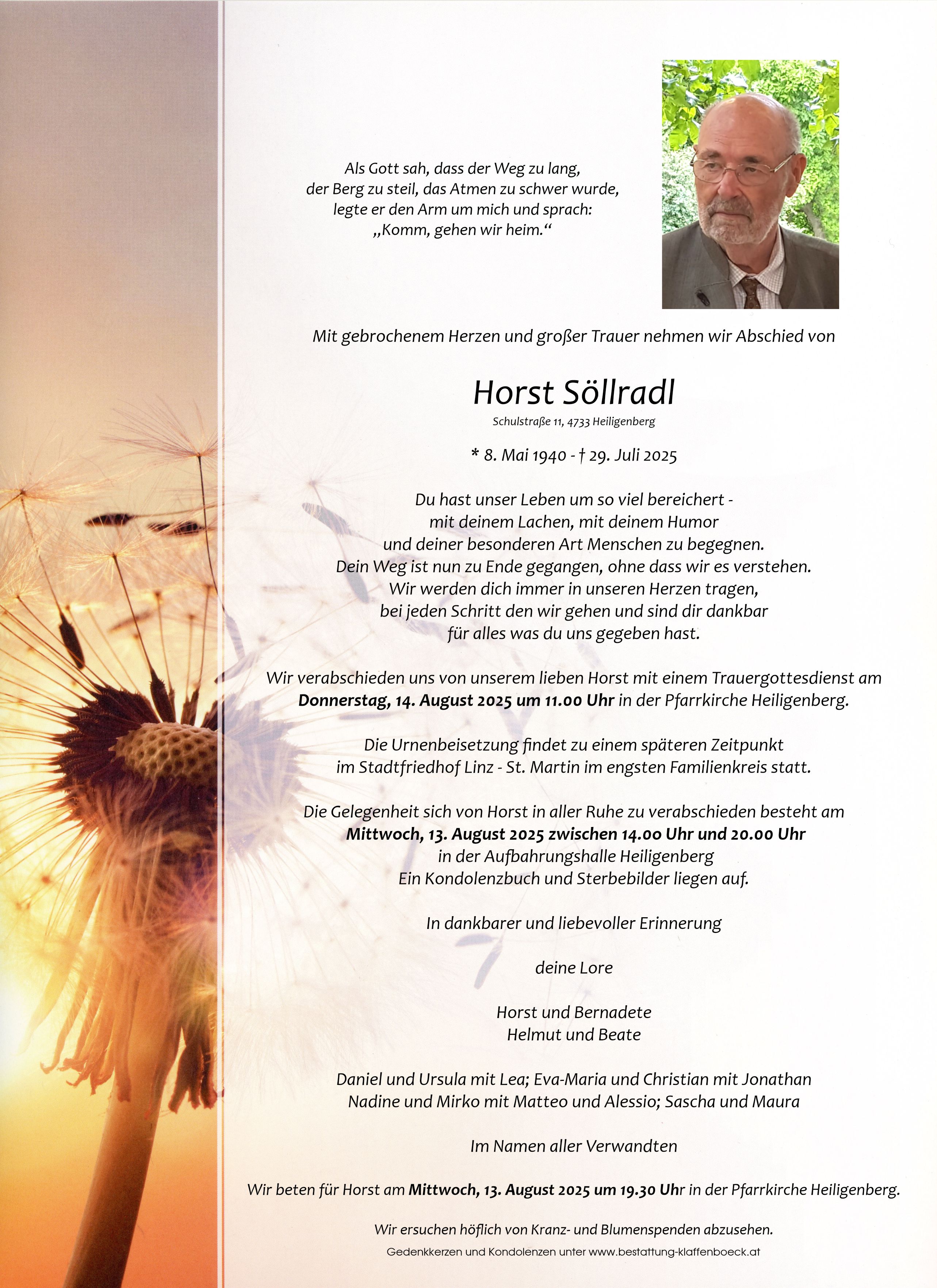 Horst  Söllradl