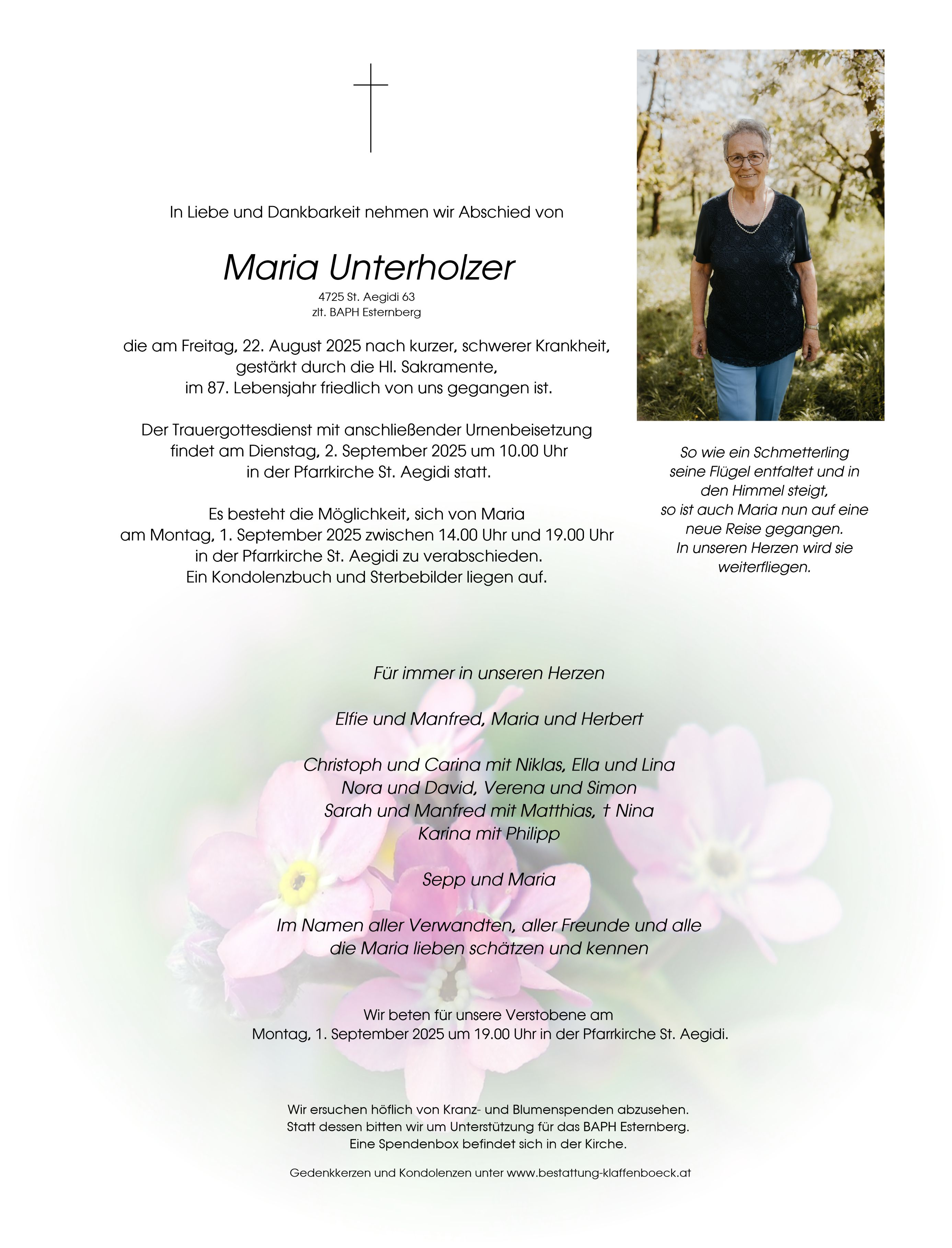 Maria  Unterholzer